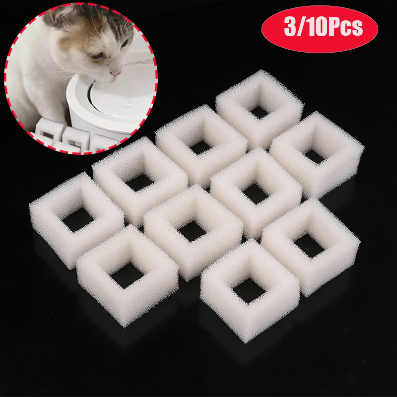 Cat Water Fountain Filter - 3/10 szt. Filtry piankowe do pomp