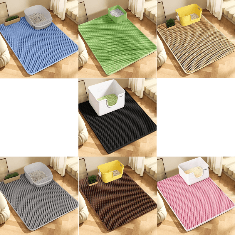 Cat Litter Mat - Kolorowa Mata Pod Kuwetę dla Kota,