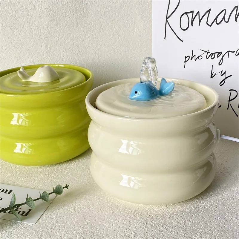 Cat Water Fountain Filter - Fontanna dla kota 800ml Ceramiczna Automatyczna