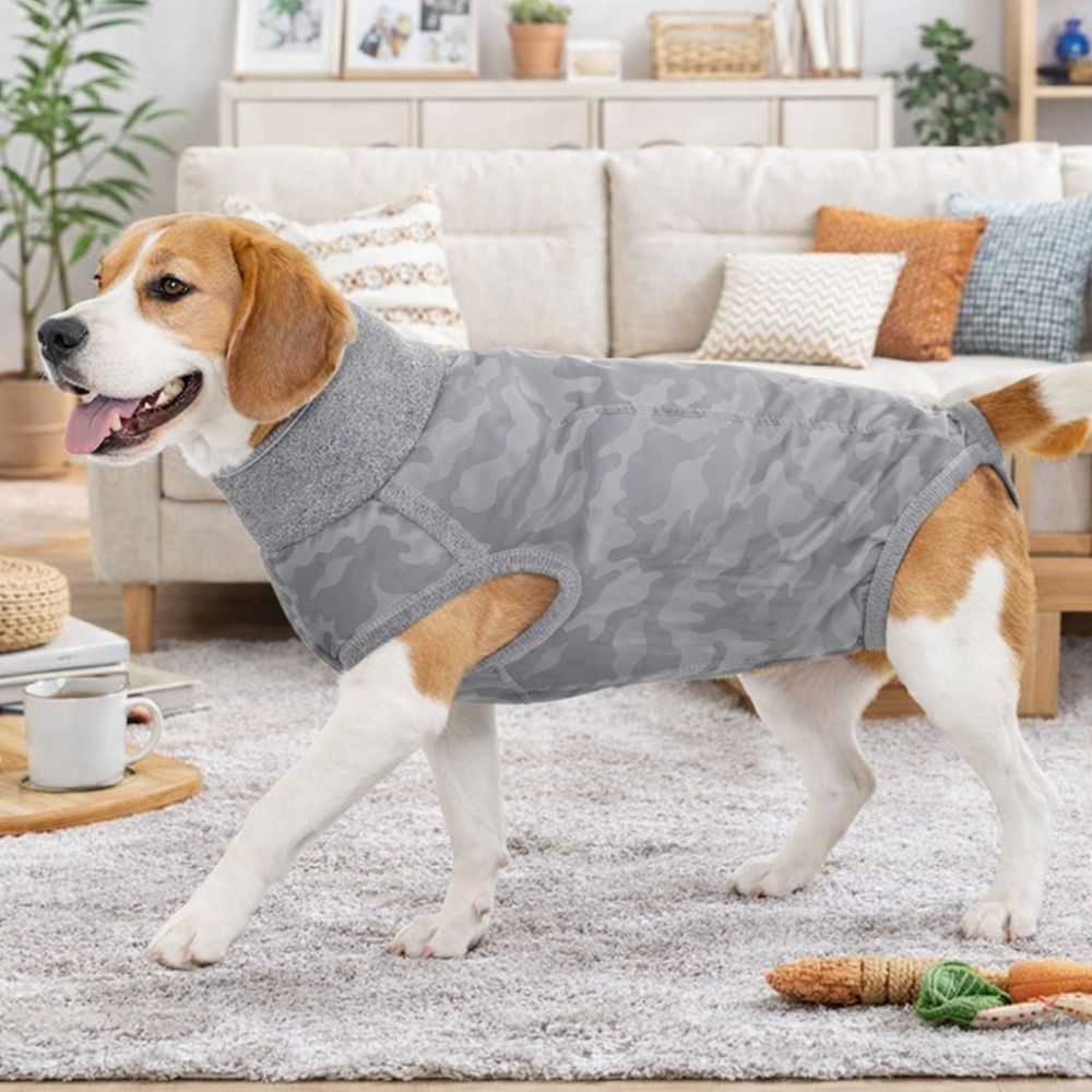 Dog Anxiety Vest - Elastyczny kombinezon pooperacyjny dla psa, miękki,