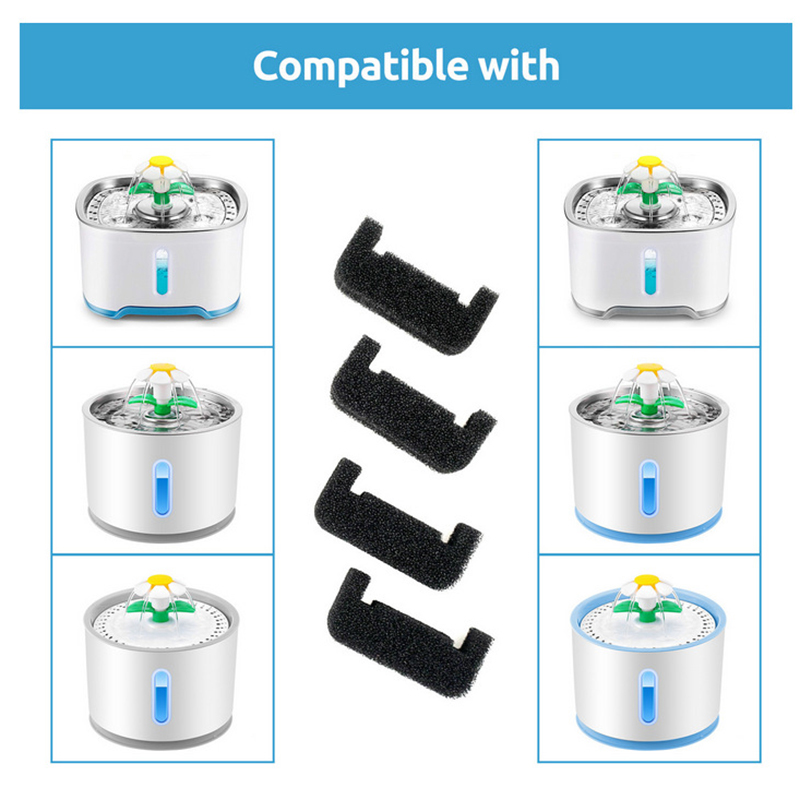 1/4Pc filtr gąbkowy do poidełk – Cat Water Fountain Filter recenzja i cena