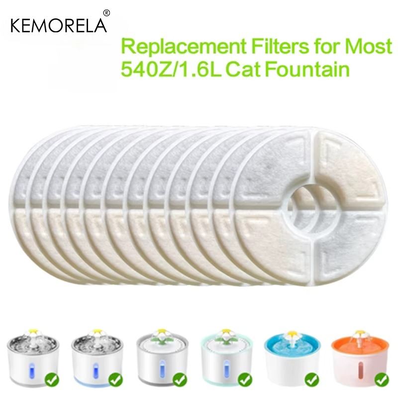 4/8/12 szt. Wymienne filtry z  – Cat Water Fountain Filter recenzja i cena