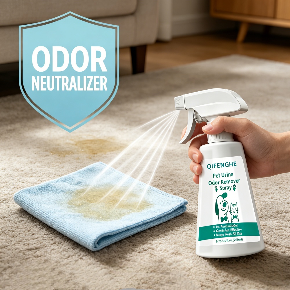 QIFENGHE 200ml Spray do usuwan – Cat Litter Mat recenzja i cena