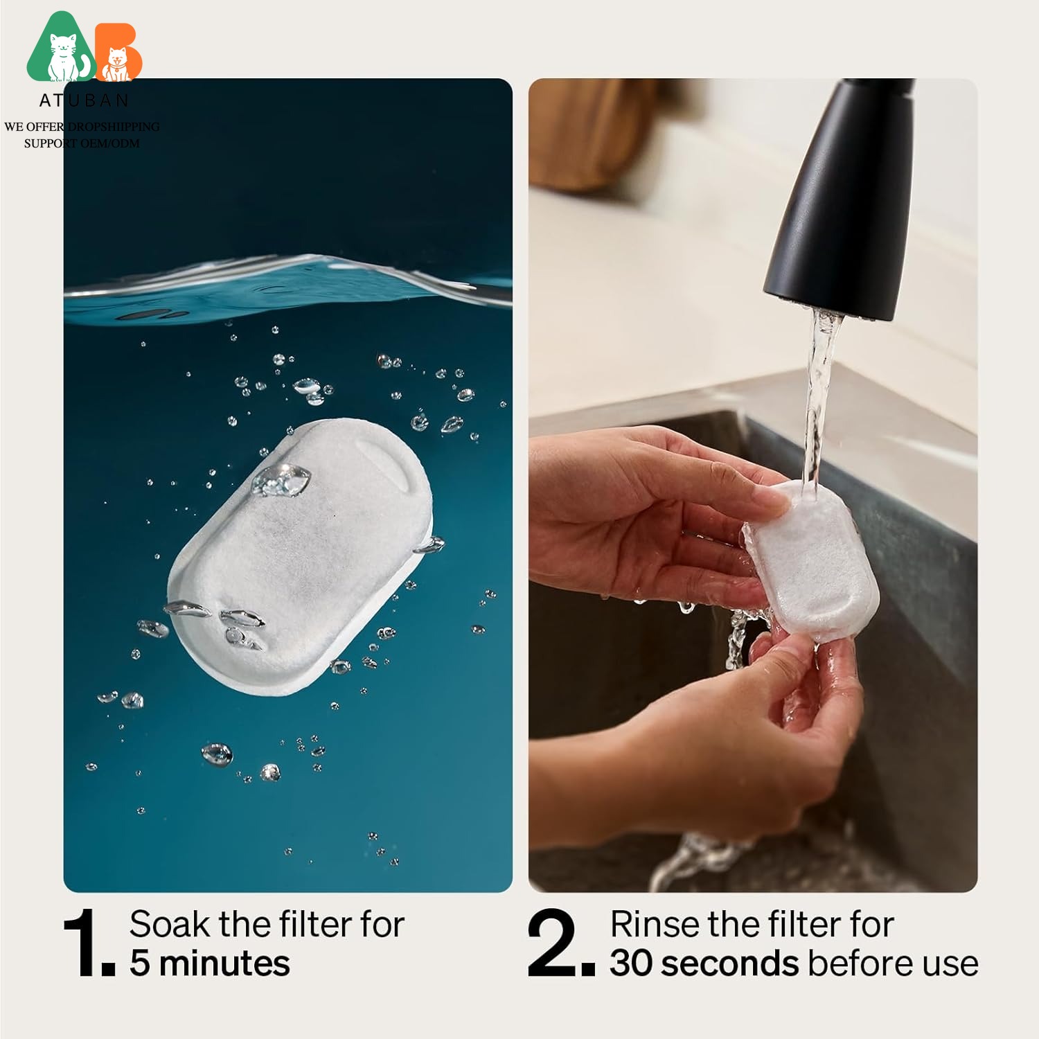 Filtry do fontanny dla kota ze – Cat Water Fountain Filter recenzja i cena